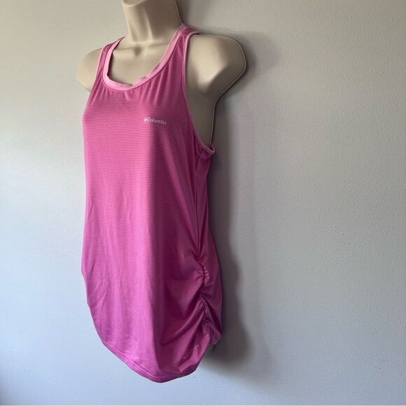 Columbia Leslie Falls Pink Racer Back Tank Size M - Picture 3 of 9